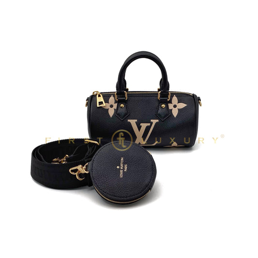 Papillon BB Bag Embossed Monogram - Black / GHW