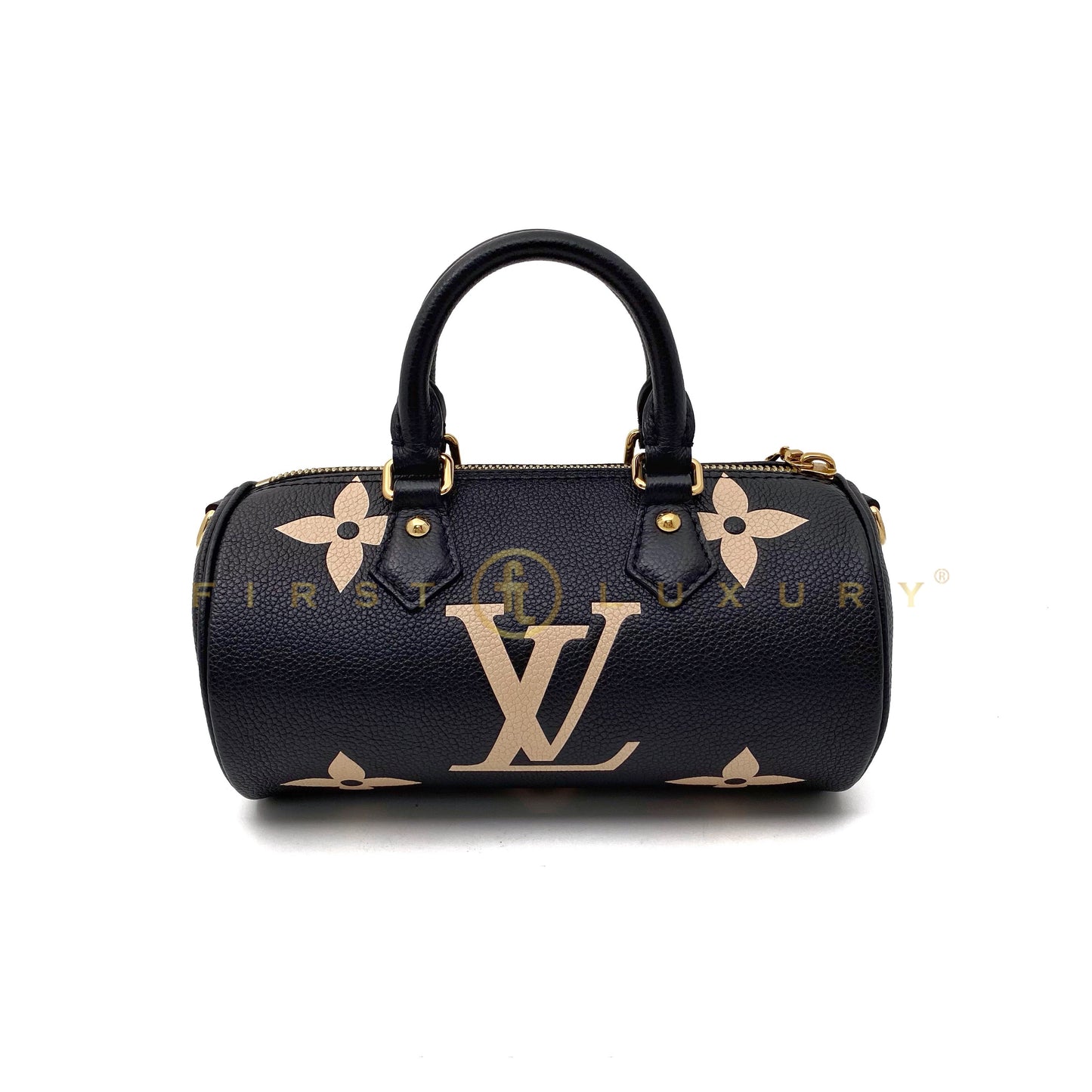 Papillon BB Bag Embossed Monogram - Black / GHW