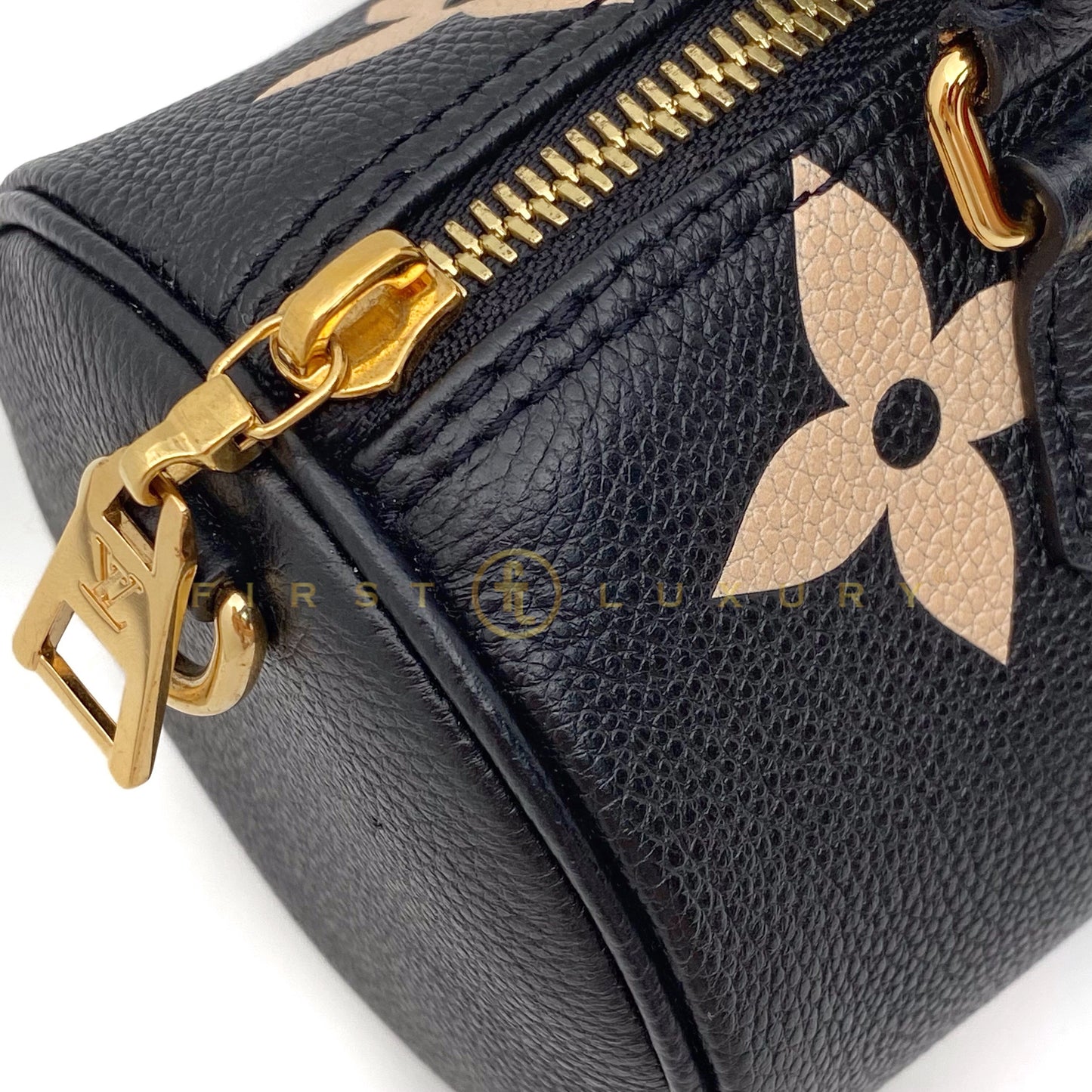 Papillon BB Bag Embossed Monogram - Black / GHW