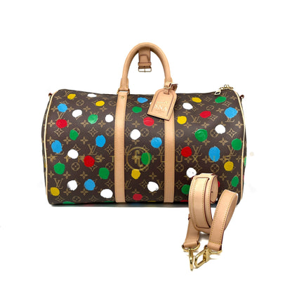LV x Yayoi Kusama Keepall 45 Bag