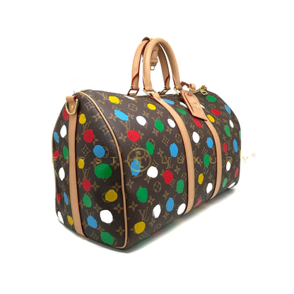LV x Yayoi Kusama Keepall 45 Bag