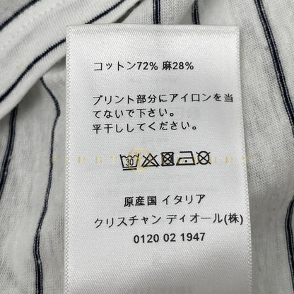 Mariniere Cotton T-Shirt - White/Blue (S)