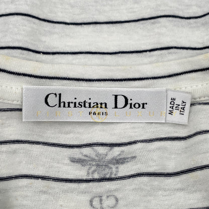 Mariniere Cotton T-Shirt - White/Blue (S)