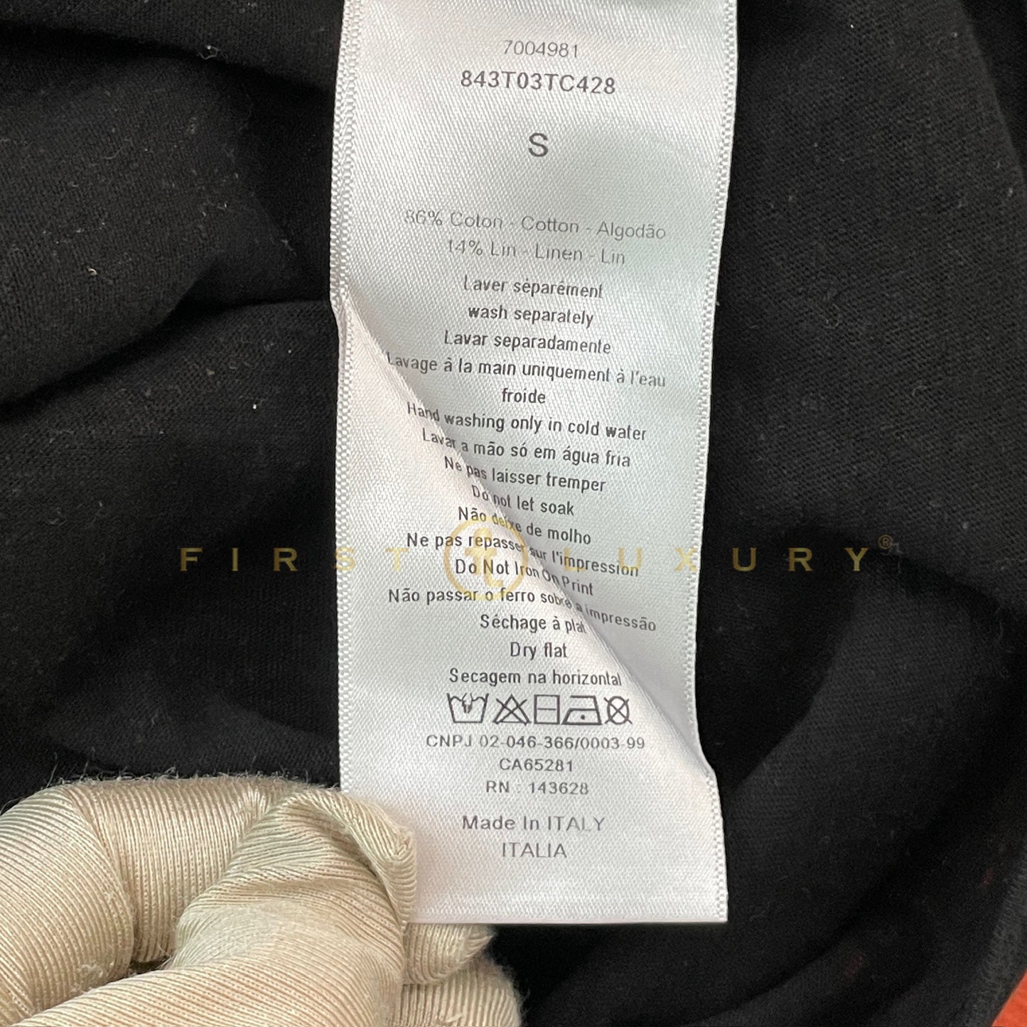 8 J’adior T-Shirt - Black ( S )