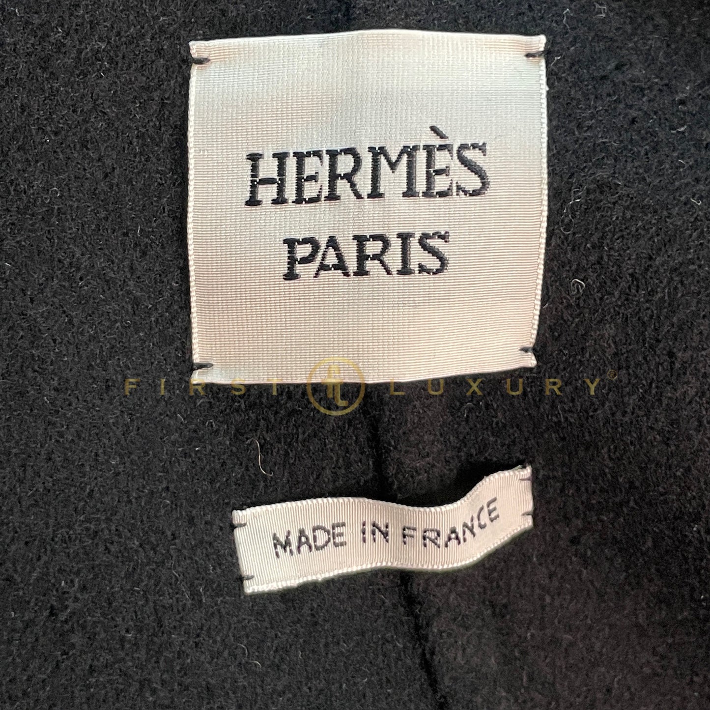 Cashmere Coat - Blue / Black (L)