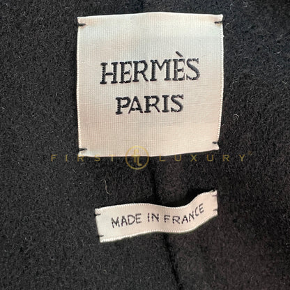 Cashmere Coat - Blue / Black (L)