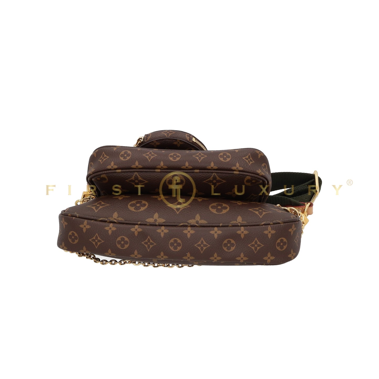 Multi Pochette Accessoires - Brown/Khaki/GHW