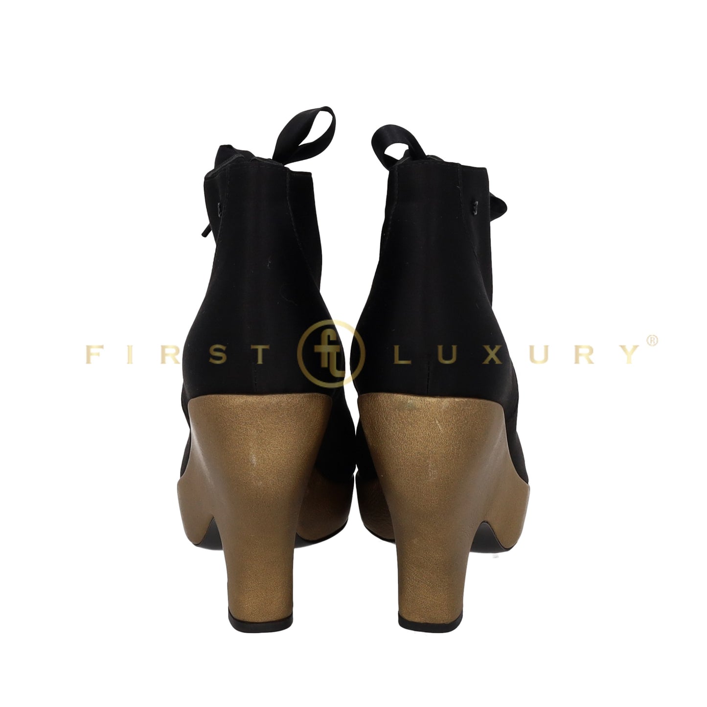 Coco Lace Up Shoes - Black / Gold(EU36)