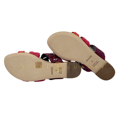 Gwen Espadrilles Nappa Sandal Multicolor Violet/Lilac/Orange ( EU 37 )