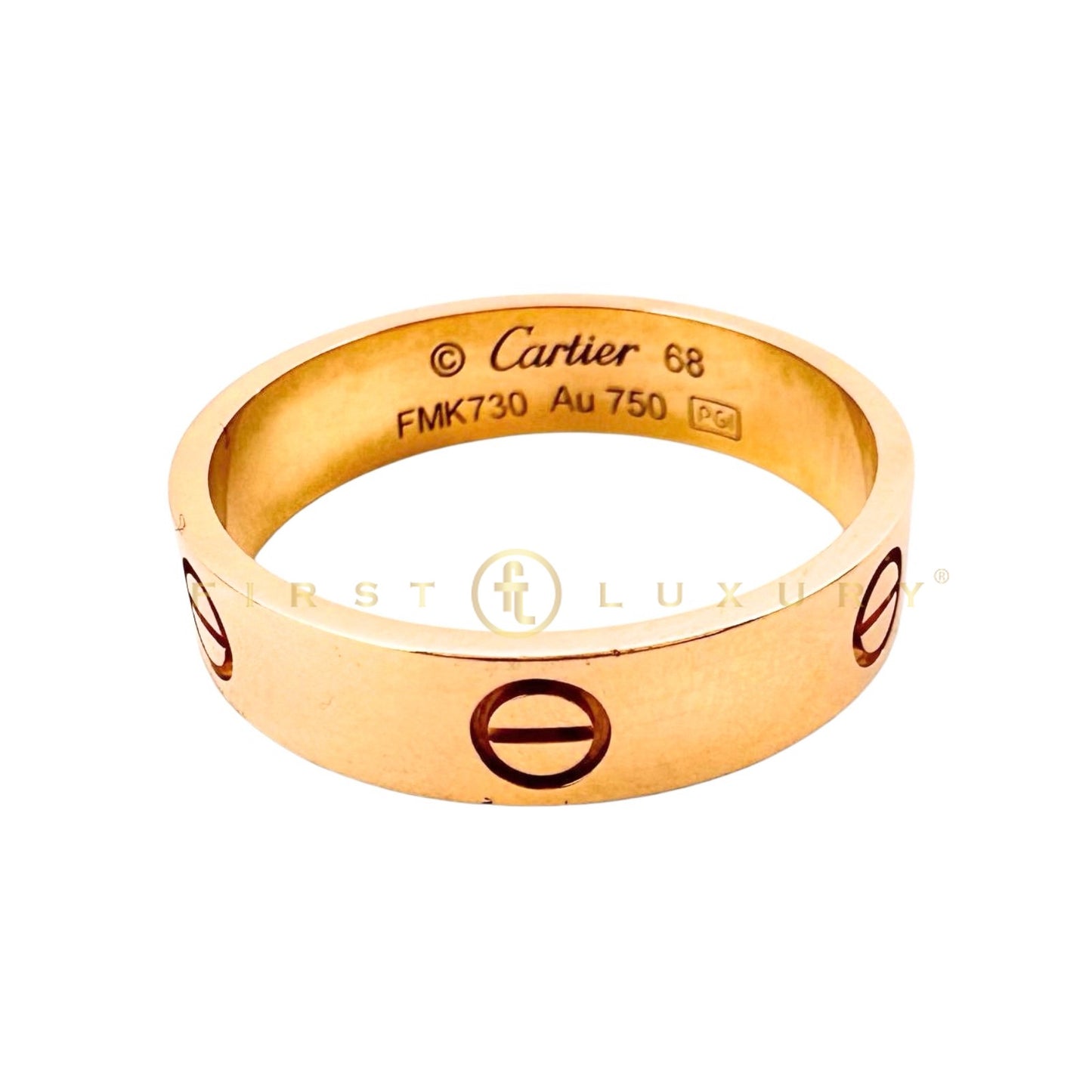 Cartier Love Ring, Classic Model - Yellow Gold ( 68 )