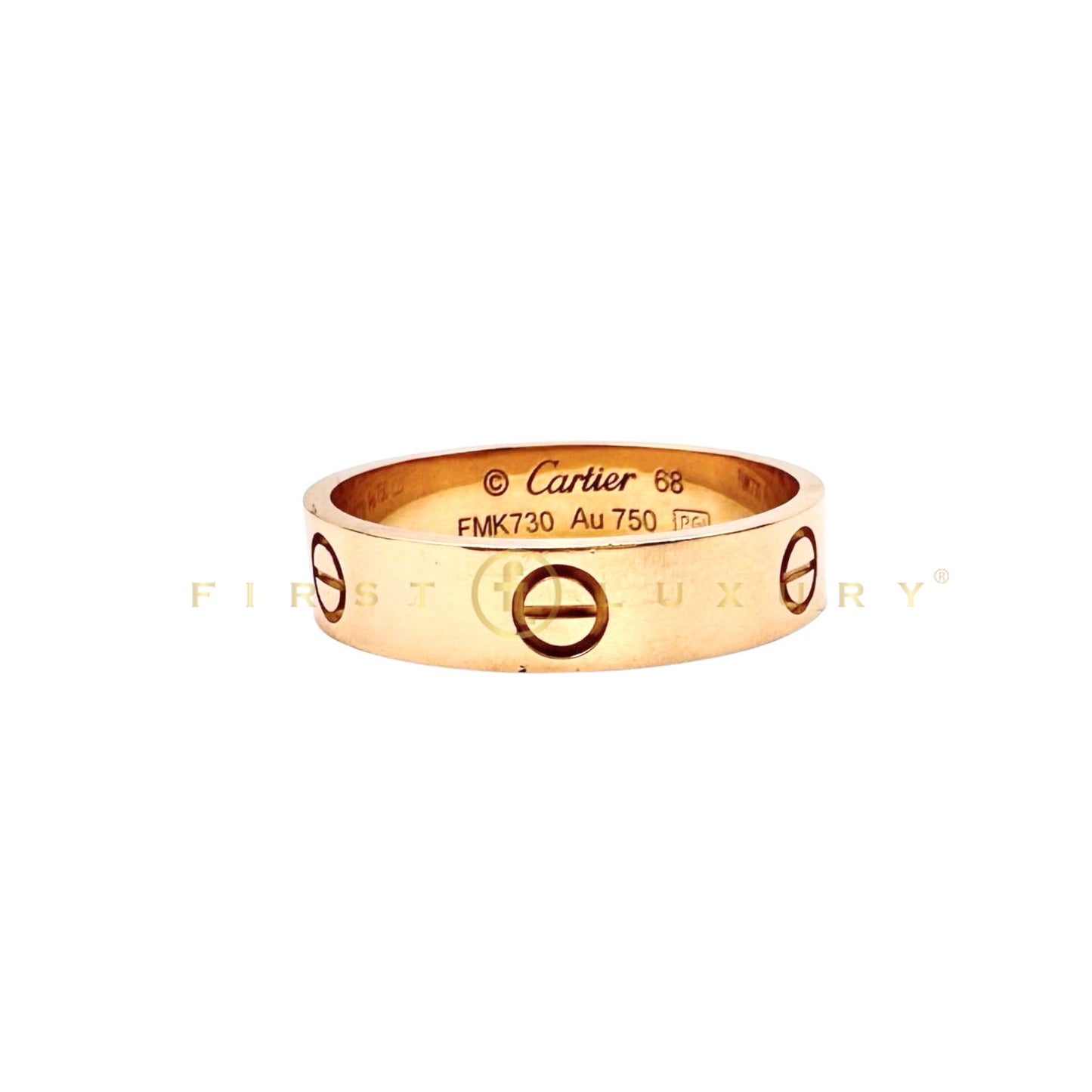 Cartier Love Ring, Classic Model - Yellow Gold ( 68 )