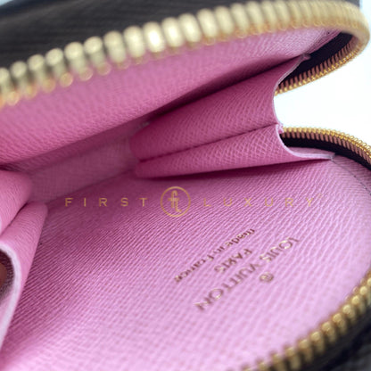 Limited Edition Monogram Japanese Garden Round Coin Purse - Brown / GHW